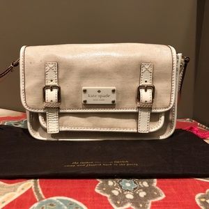 Kate Spade small cream crossbody